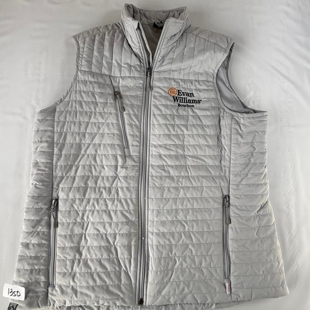 Storm Creek Womens XL Grey Quilted Puffer Vest Evan Williams Bourbon